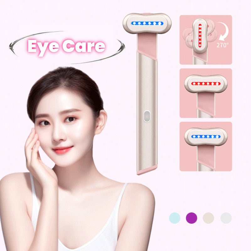 4 Colors Electric Eye Massager Red Blue Light Massage