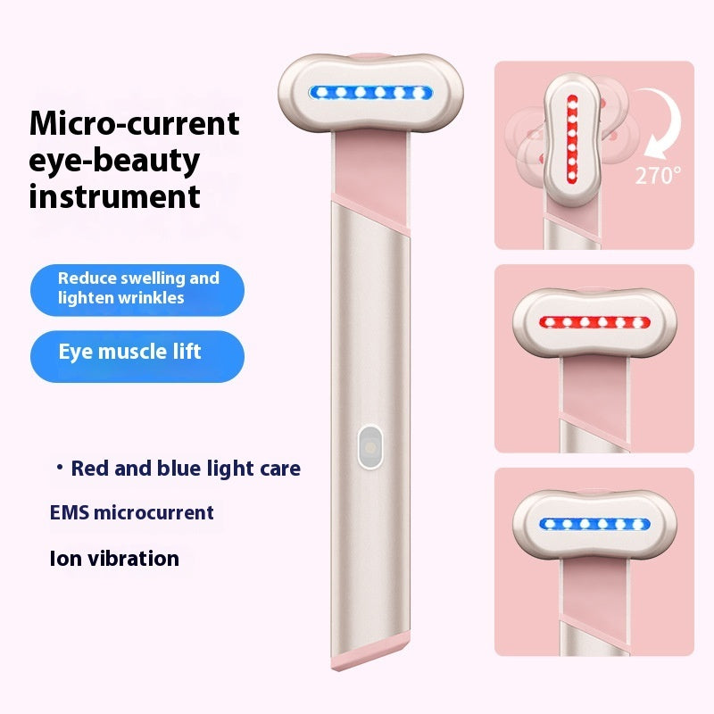4 Colors Electric Eye Massager Red Blue Light Massage
